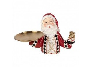 Christmas Decoration Figurine Santa Claus 35x22x25 Cm Red Plastic - 35*22*25 cm