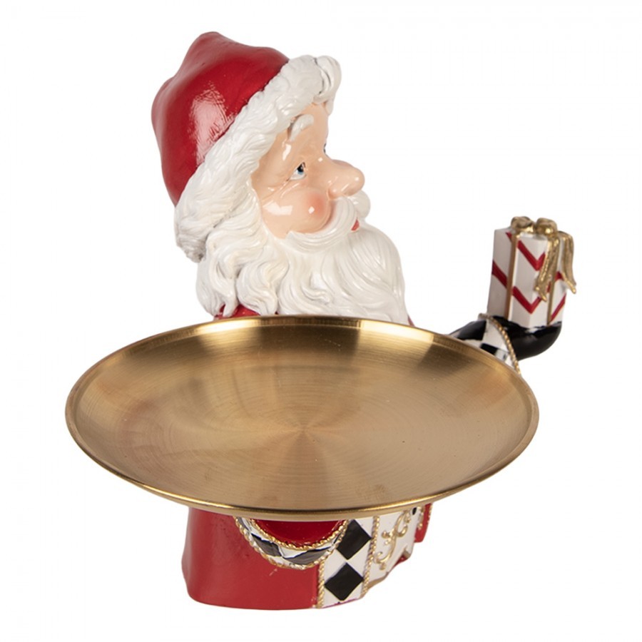 Christmas Decoration Figurine Santa Claus 35x22x25 Cm Red Plastic - 35*22*25 cm