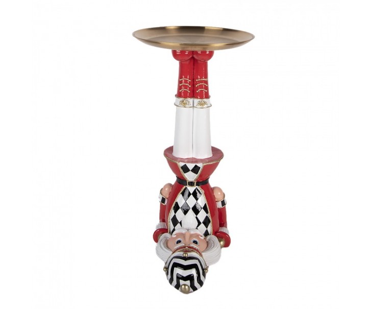 Christmas Decoration Figurine Nutcracker 23x30x43 Cm Red Plastic - 23*30*43 cm Clayre & Eef