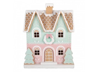 Gingerbread House 38x20x48 Cm Brown Plastic - 38*20*48 cm