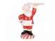Christmas Decoration Figurine Santa Claus 21x14x27 Cm Red Plastic - 21*14*27 cm Clayre & Eef
