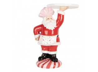 Christmas Decoration Figurine Santa Claus 21x14x27 Cm Red Plastic - 21*14*27 cm