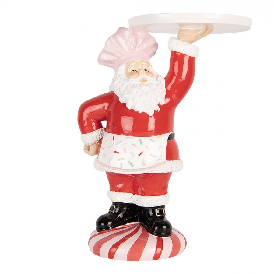Christmas Decoration Figurine Santa Claus 21x14x27 Cm Red Plastic - 21*14*27 cm