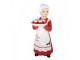 Christmas Decoration Figurine Mrs. Claus 11x14x27 Cm Red Plastic - 11*14*27 cm Clayre & Eef