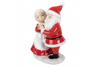 Christmas Decoration Figurine Santa Claus 16x10x23 Cm Red Plastic - 16*10*23 cm