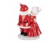 Christmas Decoration Figurine Santa Claus 16x10x23 Cm Red Plastic - 16*10*23 cm Clayre & Eef