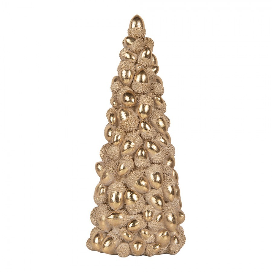 Christmas Decoration Figurine Christmas Tree ? 13x31 Cm Brown Plastic - ? 13*31 cm