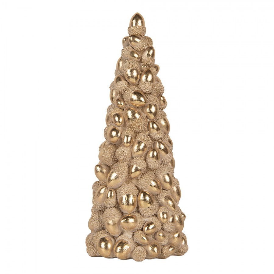 Christmas Decoration Figurine Christmas Tree ? 13x31 Cm Brown Plastic - ? 13*31 cm