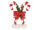 Christmas Decoration Figurine Candy Cane 19x8x25 Cm Red Plastic - 19*8*25 cm Clayre & Eef