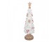 Christmas Decoration Figurine Christmas Tree ? 12x38 Cm White Plastic - ? 12*38 cm Clayre & Eef