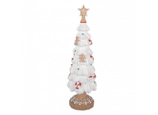 Christmas Decoration Figurine Christmas Tree ? 12x38 Cm White Plastic - ? 12*38 cm
