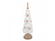 Christmas Decoration Figurine Christmas Tree ? 12x38 Cm White Plastic - ? 12*38 cm Clayre & Eef