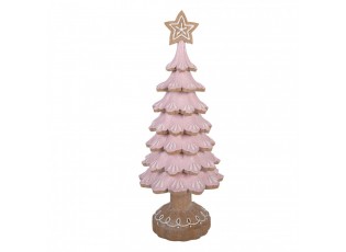 Christmas Decoration Figurine Christmas Tree ? 16x40 Cm Pink Plastic - ? 16*40 cm