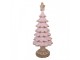 Christmas Decoration Figurine Christmas Tree ? 16x40 Cm Pink Plastic - ? 16*40 cm Clayre & Eef