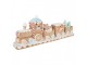 Christmas Decoration Figurine Train 47x10x17 Cm Brown Plastic - 47*10*17 cm Clayre & Eef