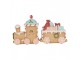 Christmas Decoration Figurine Train 23x5x12 Cm Brown Plastic - 23*5*12 cm Clayre & Eef
