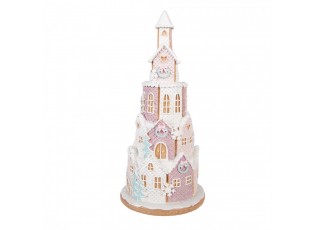 Gingerbread House 26x10x40 Cm Brown Plastic - ? 14*30 cm
