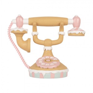 Dekorace retro telefon v cukrovém designu Clayre & Eef - 25*13*19 cm