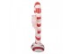 Christmas Decoration Figurine Candy Cane 11x6x20 Cm Red Plastic - 11*6*20 cm Clayre & Eef
