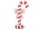 Christmas Decoration Figurine Candy Cane 11x6x20 Cm Red Plastic - 11*6*20 cm Clayre & Eef