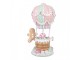 Christmas Decoration Figurine Hot Air Balloon 18x14x31 Cm Pink Plastic - 18*14*31 cm Clayre & Eef