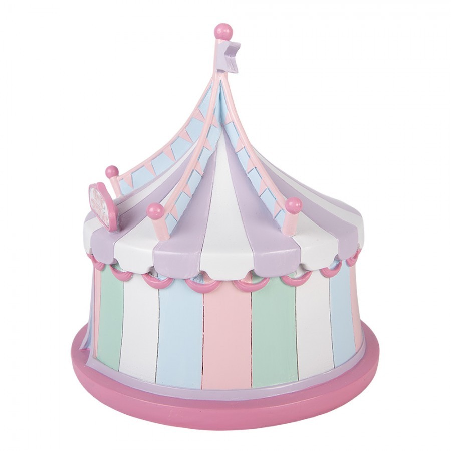Christmas Decoration Figurine ? 21x20 Cm Pink Plastic - ? 21*22 cm