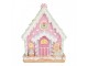 Gingerbread House 13x10x16 Cm Pink Plastic - 13*10*16 cm Clayre & Eef
