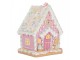 Gingerbread House 13x10x16 Cm Pink Plastic - 13*10*16 cm Clayre & Eef