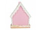Gingerbread House 13x10x16 Cm Pink Plastic - 13*10*16 cm Clayre & Eef