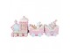 Christmas Decoration Figurine Train 45x12x19 Cm Pink Plastic - 45*12*19 cm Clayre & Eef