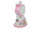 Christmas Decoration Figurine Giant Wheel 23x17x31 Cm Pink Plastic - 23*17*31 cm / 2*AA Clayre & Eef