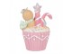 Vánoční dekorace Cupcake s perníčkem Pastel Christmas Chic - 11*9*15 cm Clayre & Eef
