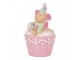Vánoční dekorace Cupcake s perníčkem Pastel Christmas Chic - 11*9*15 cm Clayre & Eef