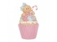 Vánoční dekorace Cupcake s perníčkem Pastel Christmas Chic - Ø 9*16 cm Clayre & Eef