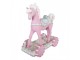 Dekorační růžová figurka koník Horse Pink - 35*16*38 cm Clayre & Eef