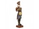 Christmas Decoration Figurine Nutcracker 15x11x45 Cm Red Plastic - 15*11*45 cm Clayre & Eef