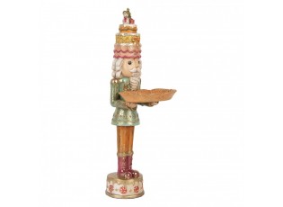 Christmas Decoration Figurine Nutcracker 15x15x41 Cm Brown Plastic - 15*15*41 cm