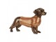 Decorative Figurine Dog 40x11x24 Cm Brown Plastic - 40*11*24 cm Clayre & Eef