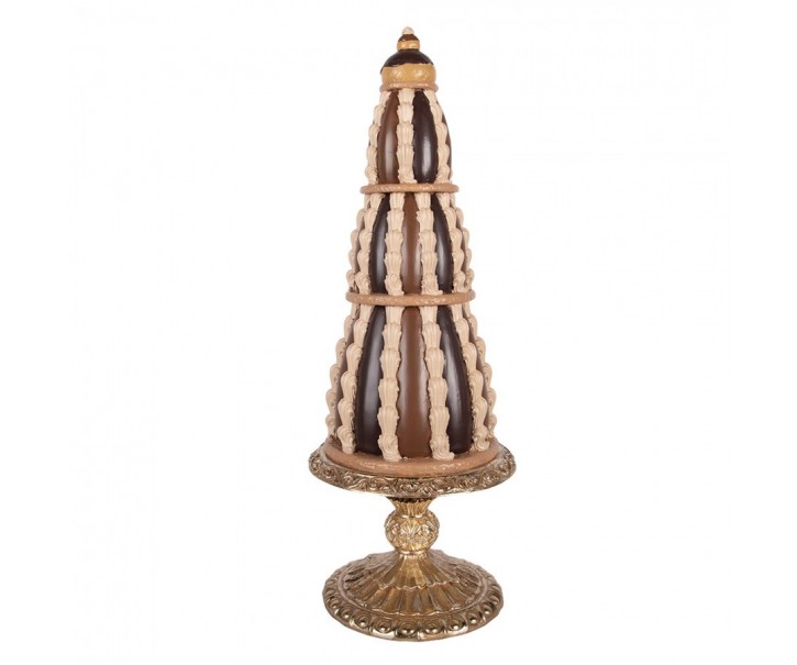 Luxusní dekorativní dort ve tvaru věže - Ø 21*56 cm Clayre & Eef