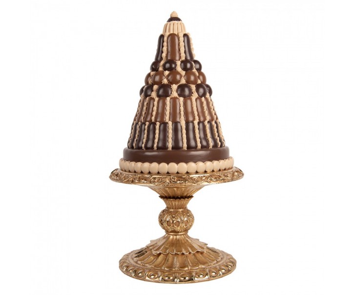 Luxusní dekorativní dort ve tvaru věže - Ø 24*45 cm Clayre & Eef