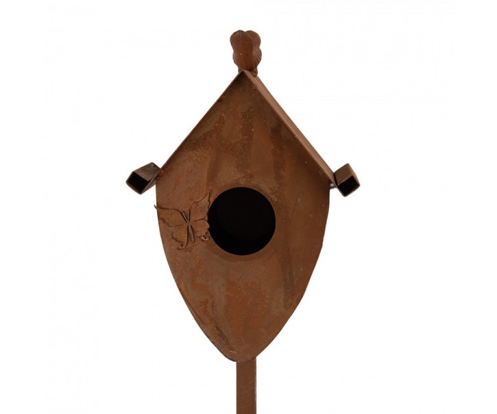 Dekorace zápich ptačí budka - 12*12*84 cm Clayre & Eef