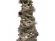 Christmas Decoration With LED Lighting Christmas Tree ? 24x81 Cm Green Rattan - LED ? 24*81 cm / 3*AA Clayre & Eef