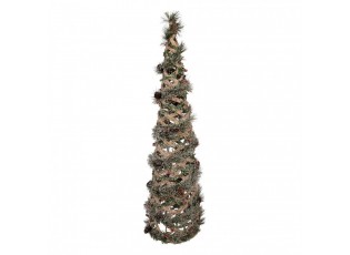 Christmas Decoration With LED Lighting Christmas Tree ? 28x99 Cm Green Rattan - LED ? 28*99 cm / 3*AA