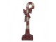 Christmas Decoration Figurine Candy Cane 35x23x100 Cm Red Plastic - 35*23*100 cm Clayre & Eef