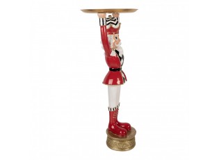 Christmas Decoration Figurine Nutcracker 30x30x65 Cm Red Plastic - 30*30*65 cm