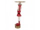Christmas Decoration Figurine Nutcracker 30x30x65 Cm Red Plastic - 30*30*65 cm Clayre & Eef