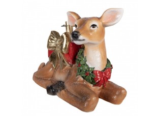 Christmas Tree Stand Deer 57x25x39 Cm Brown Plastic - 57*25*39 cm