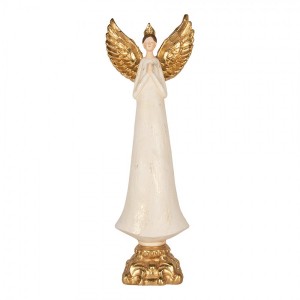 Dekorace figurka Anděl s korunkou - 27*18*78 cm