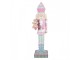 Christmas Decoration With LED Lighting Nutcracker 35x30x125 Cm Pink Plastic - 35*30*125 cm LED / 3*AA Clayre & Eef