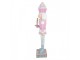 Christmas Decoration With LED Lighting Nutcracker 35x30x125 Cm Pink Plastic - 35*30*125 cm LED / 3*AA Clayre & Eef
